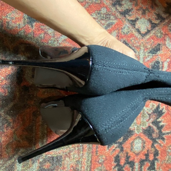 Steve Madden Patent Sock Boot - Picture 4 of 6